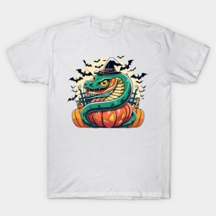 halloween snake Funny hallowen T-Shirt